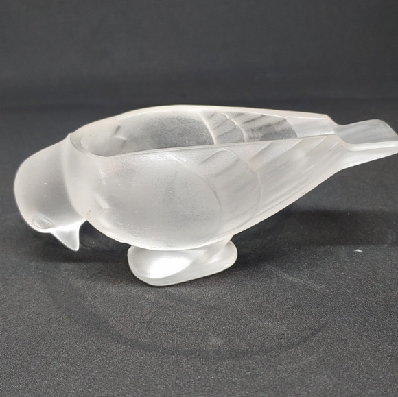 Vtg Cristal de Sevres Open Salt Cellar bird - Picture 1 of 9